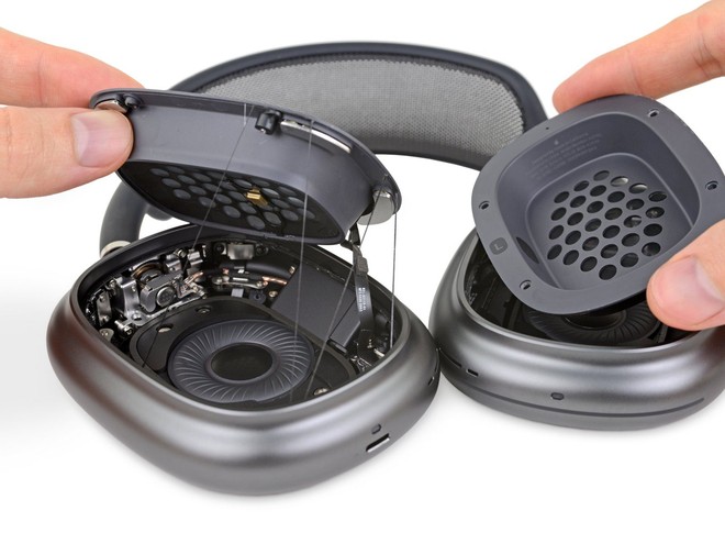 Phẫu thuật AirPods Max, iFixit cho biết tai nghe của Apple rất khó tháo rời - Ảnh 2.