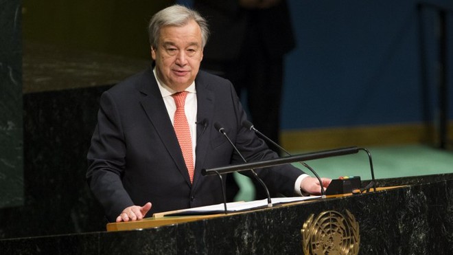 Tổng thư ký Liên Hợp Quốc Antonio Guterres.