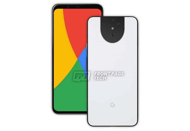 Pixel 5 lộ diện với cụm 3 camera sau cực dị - Ảnh 1.