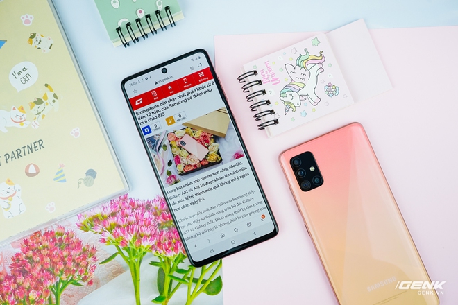 Ảnh thực tế Galaxy A51 và Galaxy A71 màu Hồng mới, quà dành cho chị em phụ nữ nhân ngày 8/3 - Ảnh 9.