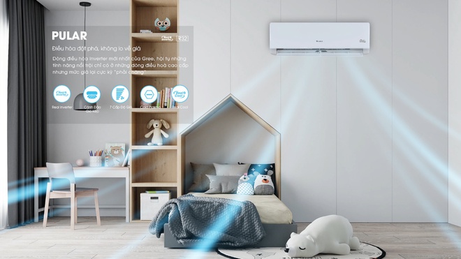 Pular is Gree's latest Inverter line of air conditioners, converging breakthrough features found only in high-end models but at an extremely attractive price.
