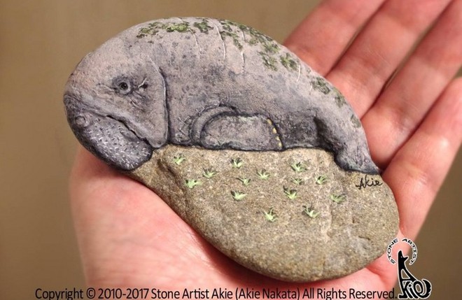 Nghệ sỹ Nhật biến những viên đá đơn điệu thành những tác phẩm nghệ thuật đầy quyến rũ - Ảnh 9.
