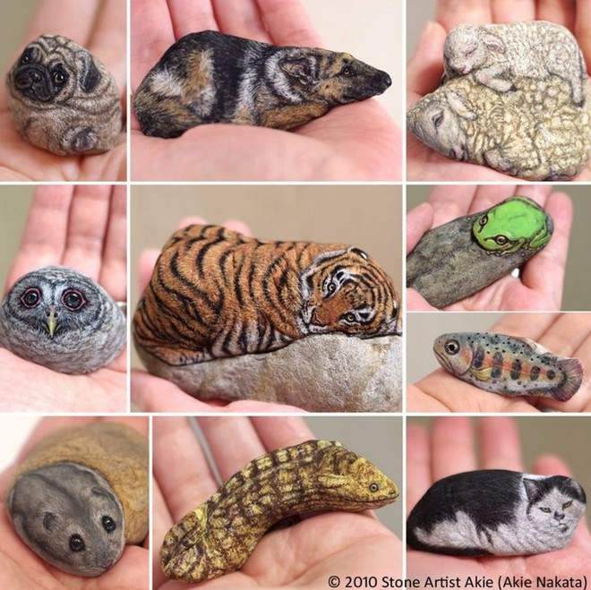 Nghệ sỹ Nhật biến những viên đá đơn điệu thành những tác phẩm nghệ thuật đầy quyến rũ - Ảnh 13.