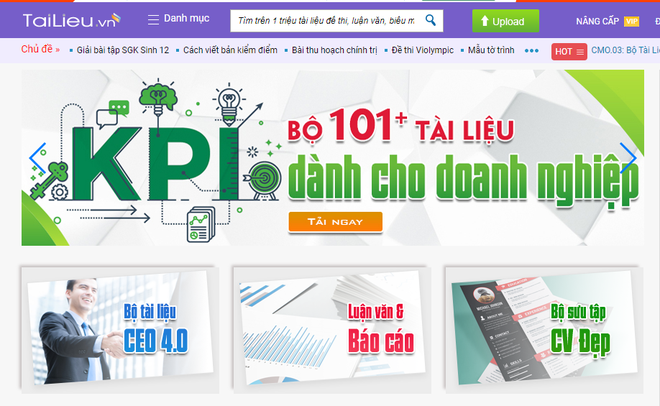 Tailieu.vn là một trong số ít website chia sẻ tài liệu, luận văn, giáo trình có đông đảo người sử dụng tại Việt Nam.