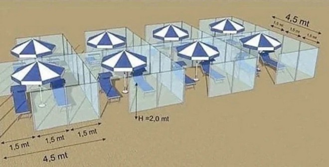 Ngắm ý tưởng lều chuyên dụng cho người thích tắm biển nhưng vẫn đảm bảo tuân thủ quy định cách ly mùa Covid-19 - Ảnh 3.
