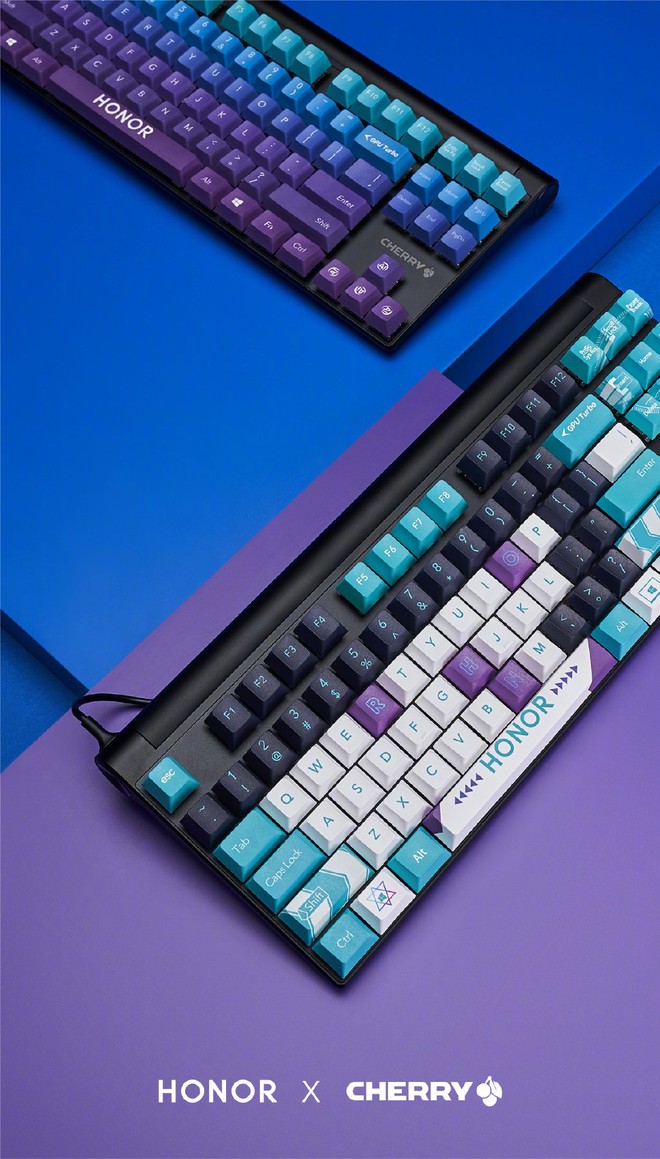 Chán bán điện thoại, Honor chuyển sang làm bàn phím cơ: Switch Cherry MX, màu sắc loè loẹt, giá 6 triệu đồng - Ảnh 1.