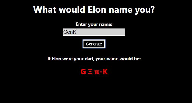 Tên bạn sẽ là gì nếu được Elon Musk đặt tên theo phong cách X Æ A-12? - Ảnh 2.