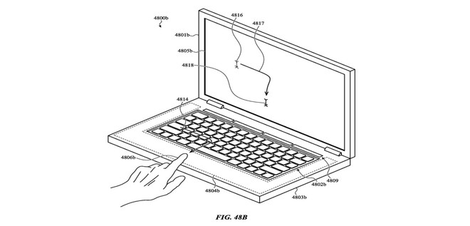 Những ý tưởng điên rồ của Apple nhằm mang tính năng cảm ứng lên MacBook - Ảnh 2.