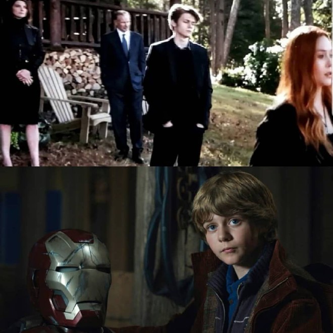 Cậu thanh niên lạ mặt trong đám tang của Tony Stark chính là cậu nhóc đã giúp đỡ Người Sắt trong Iron Man 3.