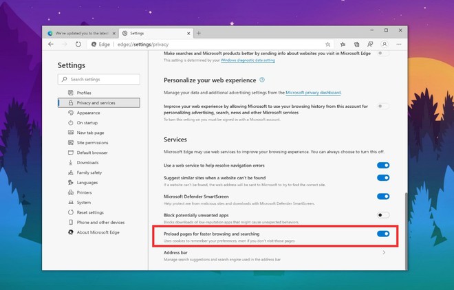Microsoft Edge bản Chromium đã hỗ trợ tải nội dung trước nhờ Page Preloading - Ảnh 4.