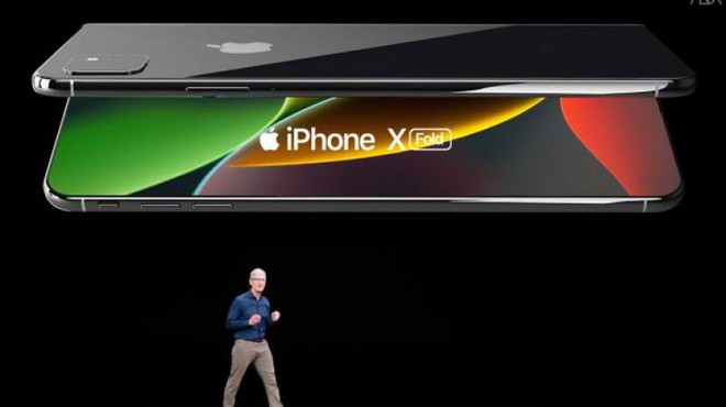 Apple cũng đang phát triển một chiếc iPhone màn hình gập, nhưng không giống Samsung Galaxy Fold - Ảnh 1.