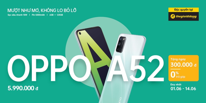 OPPO A52 ra mắt tại VN: Màn hình chấm O mới, cụm 4 camera AI, pin 5000mAh, giá 5.99 triệu đồng - Ảnh 4.