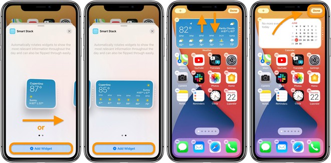 Tính năng widget mới của iOS 14 rất giống với Android - Ảnh 4.