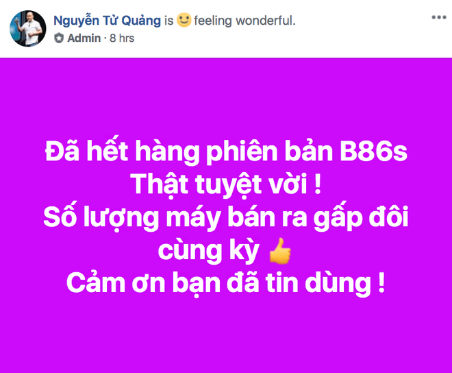 CEO BKAV Nguyễn Tử Quảng nói Bphone cháy hàng, nhiều người Việt tỏ vẻ hoài nghi - Ảnh 1.