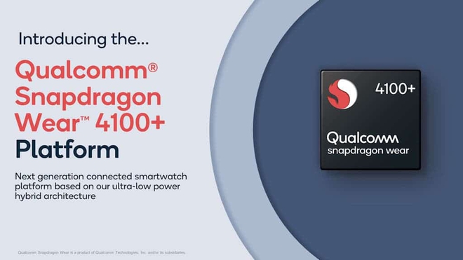Qualcomm ra mắt chip xử lý Snapdragon Wear 4100 và 4100+, tăng thêm 85% sức mạnh cho smartwatch - Ảnh 1.