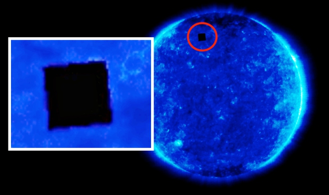 Tại sao trong tấm ảnh Mặt Trời của NASA chụp lại có một hình vuông đen ngòm như thế này? - Ảnh 2.