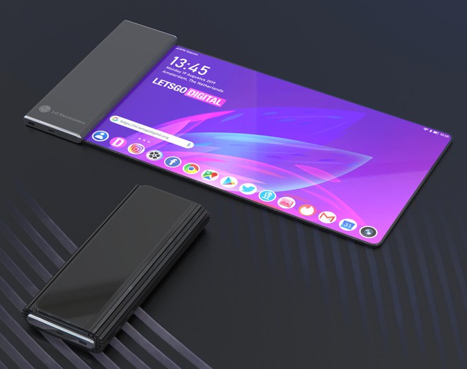 Mẫu smartphone này có khả năng cuộn ra / vào tùy ý