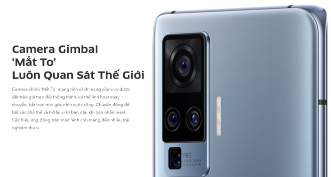 Vivo X50 series ra mắt tại VN: Màn hình 90Hz, Snapdragon 730/765G hỗ trợ 5G, cụm 4 camera Gimbal, giá 12.99/19.99 triệu đồng - Ảnh 6.