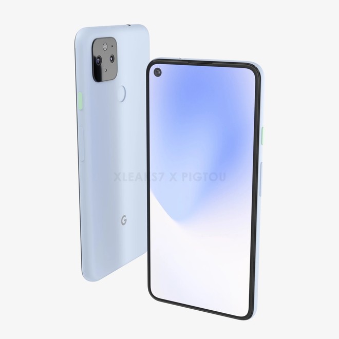 Pixel 5 XL lộ thiết kế: Màn hình nốt ruồi, cụm camera hình vuông, cảm biến vân tay mặt lưng - Ảnh 3.