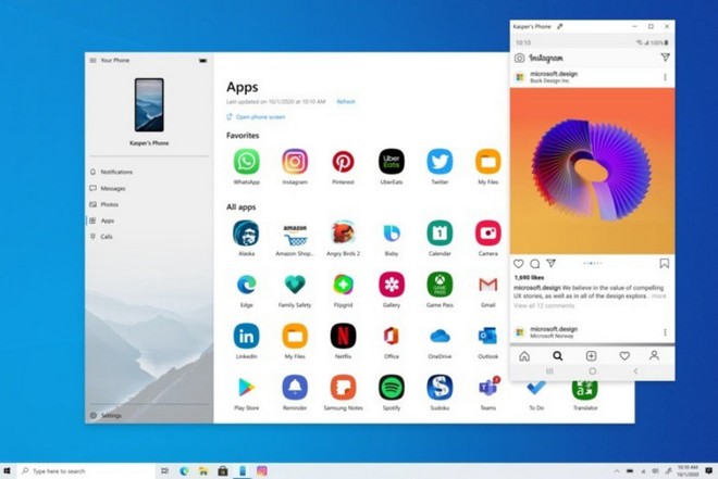 Microsoft mở cửa tính năng mới, cho phép sử dụng ứng dụng Android trên Windows 10 thông qua Your Phone - Ảnh 1.