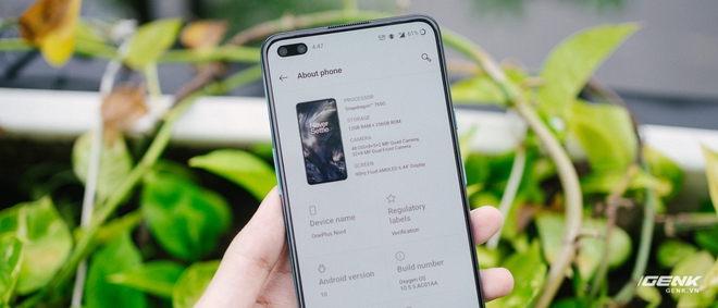Trên tay OnePlus Nord 5G chính hãng: Snapdragon 765G, màn hình 90Hz, giá 14 triệu - Ảnh 13.