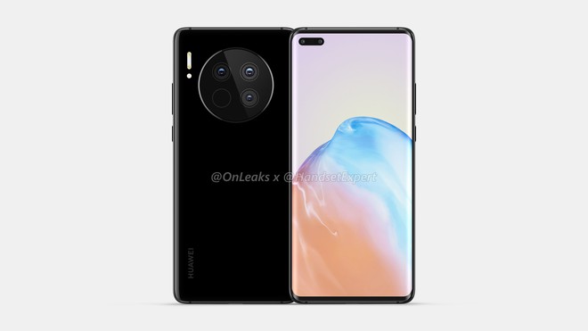 Huawei Mate 40 lộ ảnh render chi tiết với cụm camera siêu to khổng lồ - Ảnh 1.