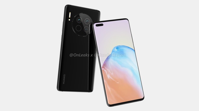 Huawei Mate 40 lộ ảnh render chi tiết với cụm camera siêu to khổng lồ - Ảnh 2.