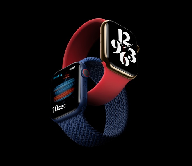 Apple Watch Series 6 ra mắt: Thiết kế không đổi, đo oxy trong máu, nhiều màu sắc và dây đeo mới, giá từ 399 USD - Ảnh 2.