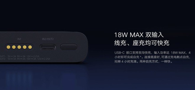 Xiaomi ra mắt sạc dự phòng kiêm đế sạc không dây: 10.000mAh, đầu ra 30W, có cổng USB-C, giá 680.000 đồng - Ảnh 2.