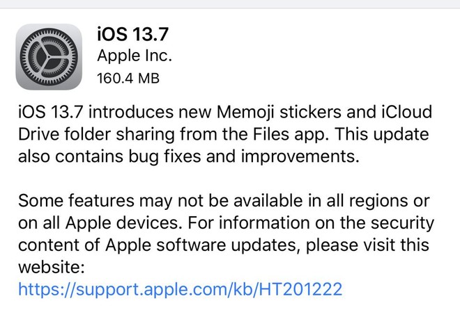 iOS 13.7 chính thức: Phát hiện phơi nhiễm COVID-19 hoạt động độc lập, không cần tải ứng dụng bên thứ ba - Ảnh 1.