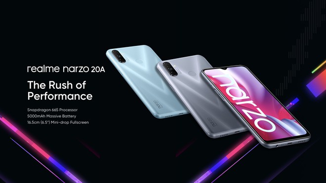 Realme ra mắt Narzo 20 series: Màn hình 90Hz, sạc nhanh 65W, giá từ 2.7 triệu đồng - Ảnh 3. Realme ra mắt Narzo 20 series: Màn hình 90Hz, sạc nhanh 65W, giá từ 2.7 triệu đồng - Ảnh 3.