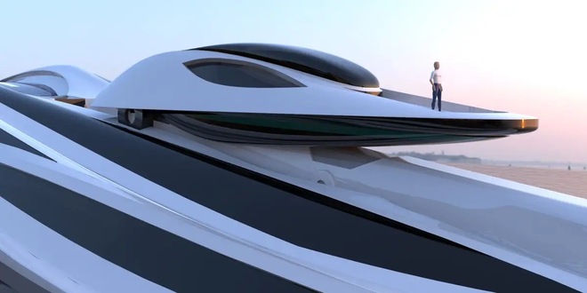 Siêu du thuyền 500 triệu USD này lấy cảm hứng từ anime và có thiết kế trông như một chú thiên nga - Ảnh 2.