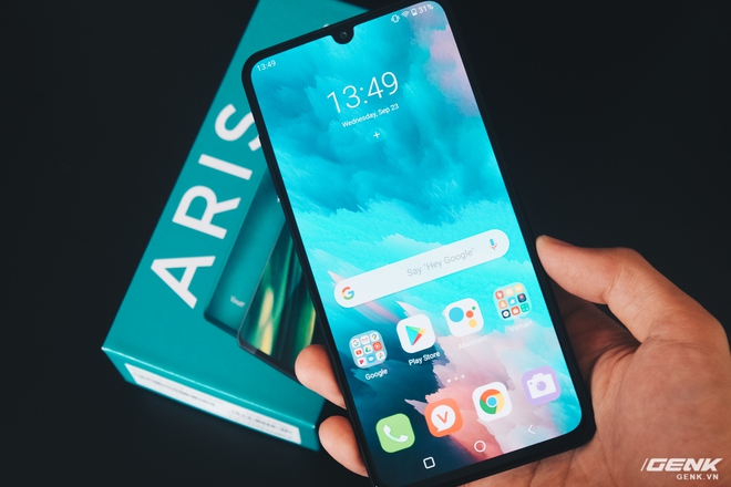 Chi tiết Vsmart Aris giá 7.5 triệu: Mặt lưng kính nhám, hiệu năng ổn, chỉ tiếc màn hình giọt nước - Ảnh 19. Chi tiết Vsmart Aris giá 7.5 triệu: Mặt lưng kính nhám, hiệu năng ổn, chỉ tiếc màn hình giọt nước - Ảnh 19.