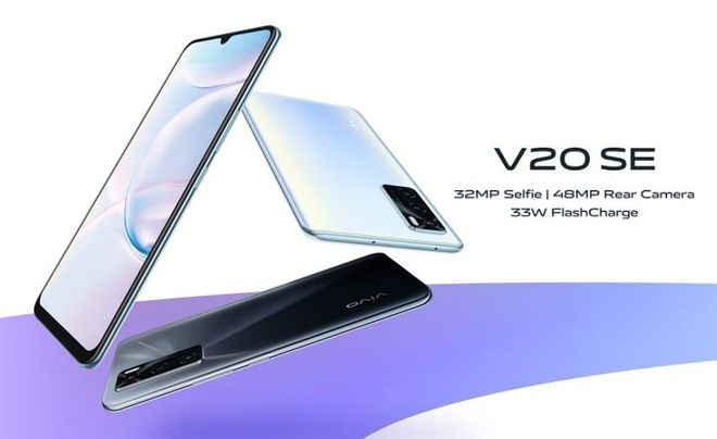 Vivo V20 SE ra mắt: Camera selfie 32MP, camera sau 48MP, sạc nhanh 33W, giá 6.7 triệu đồng - Ảnh 1.