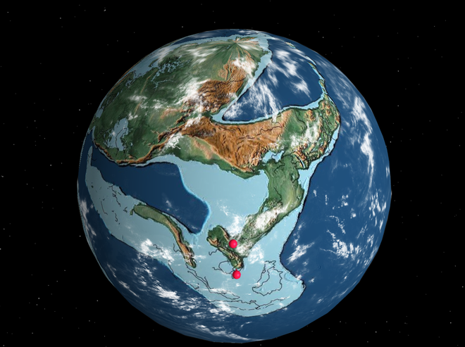 Hà Nội và TP.HCM nằm ở đâu trên Trái Đất khi khủng long xuất hiện 220 triệu năm trước? - Ảnh 2.