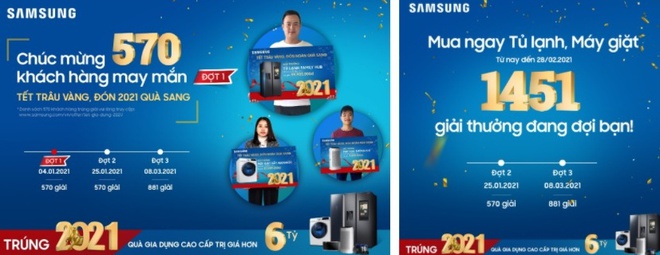 Săn quà “khủng” cuối năm: Mua 1 món gia dụng có cơ hội trúng ngay 1 món nữa giá trị không kém, món đắt nhất giá gần 60 triệu! - Ảnh 5. Săn quà “khủng” cuối năm: Mua 1 món gia dụng có cơ hội trúng ngay 1 món nữa giá trị không kém, món đắt nhất giá gần 60 triệu! - Ảnh 5.