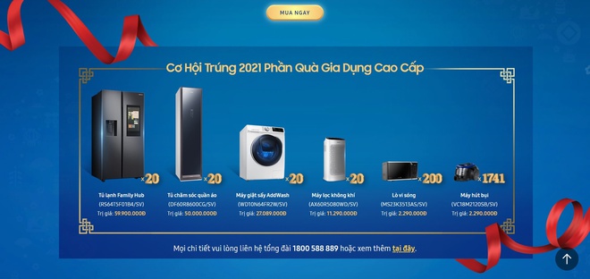 Săn quà “khủng” cuối năm: Mua 1 món gia dụng có cơ hội trúng ngay 1 món nữa giá trị không kém, món đắt nhất giá gần 60 triệu! - Ảnh 4. Săn quà “khủng” cuối năm: Mua 1 món gia dụng có cơ hội trúng ngay 1 món nữa giá trị không kém, món đắt nhất giá gần 60 triệu! - Ảnh 4.