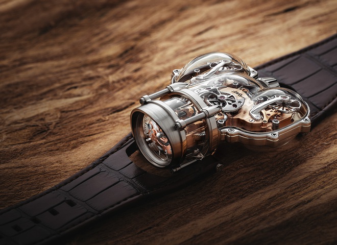 Choáng với mẫu đồng hồ giá hơn 10 tỷ đồng: Thiết kế siêu dị, vỏ case phủ sapphire trong suốt, đo thời gian chuẩn hơn, chống nước ở độ sâu 30 mét - Ảnh 1.