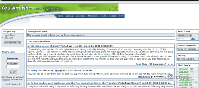 Giao diện của các website, diễn đàn vang bóng một thời tại Việt Nam - Ảnh 14.