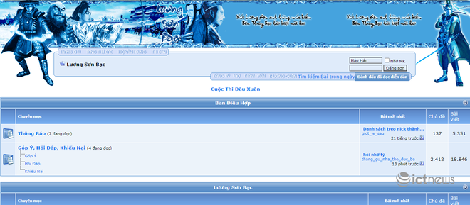 Giao diện của các website, diễn đàn vang bóng một thời tại Việt Nam - Ảnh 6.