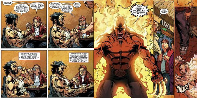 Wolverine phải lợi dụng sức mạnh của dị nhân khác để có thể say khi nhậu - Ảnh 2.
