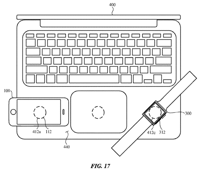 Apple đăng ký bằng sáng chế cho phép sử dụng MacBook để sạc không dây cho iPhone và Apple Watch - Ảnh 2.
