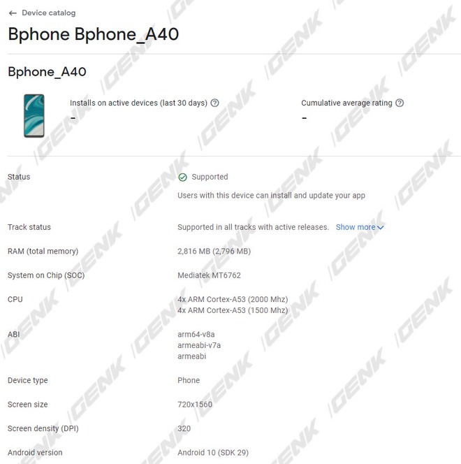 Bphone A40 rò rỉ: Smartphone giá rẻ của BKAV với chip Trung Quốc - Ảnh 3.