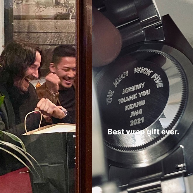 Ăn mừng John Wick 4 đóng máy, Keanu Reeves tặng đội đóng thế mỗi người 1 chiếc đồng hồ Rolex trị giá gần 10.000 USD - Ảnh 1.