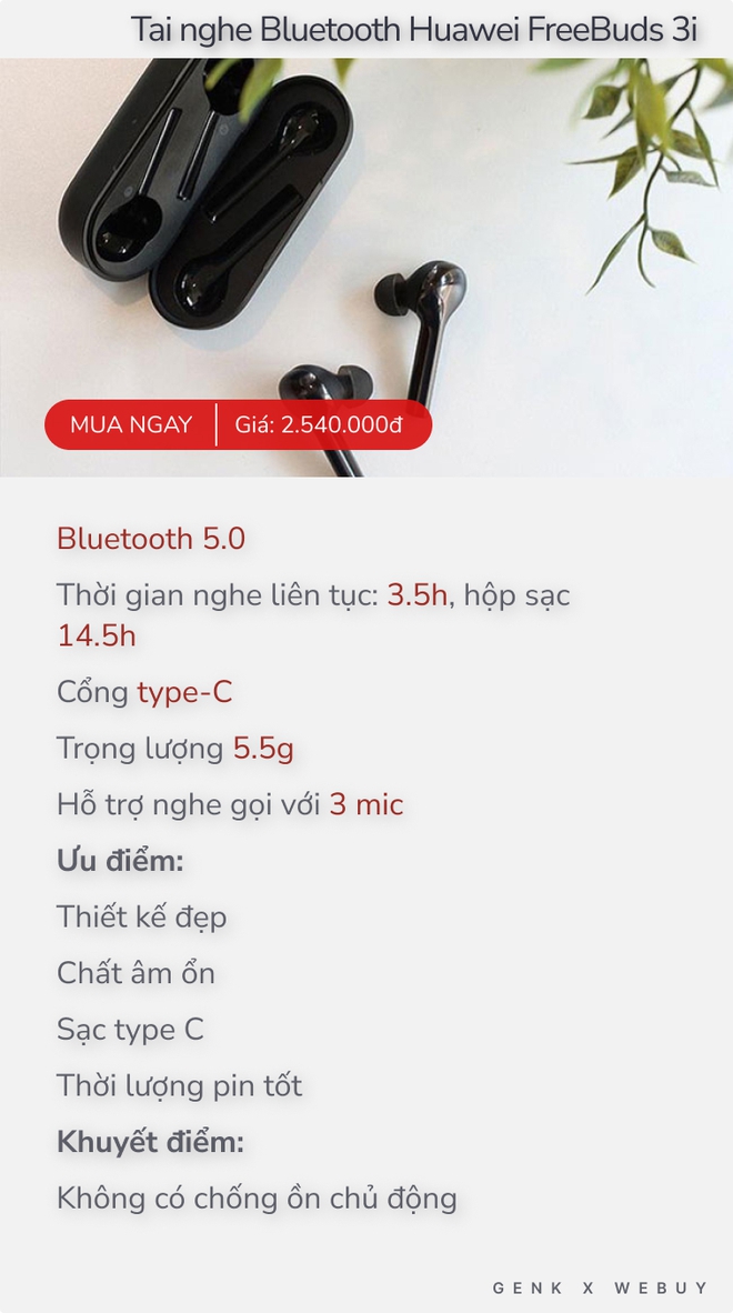 Gợi ý 5 tai nghe bluetooth không dây khoảng 2 triệu chất lượng, hỗ trợ tốt khi làm việc, học online hay giải trí - Ảnh 5.