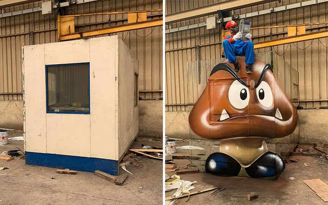Những bức vẽ Graffiti 3D không dành cho người yếu tim - Ảnh 13. Những bức vẽ Graffiti 3D không dành cho người yếu tim - Ảnh 13.