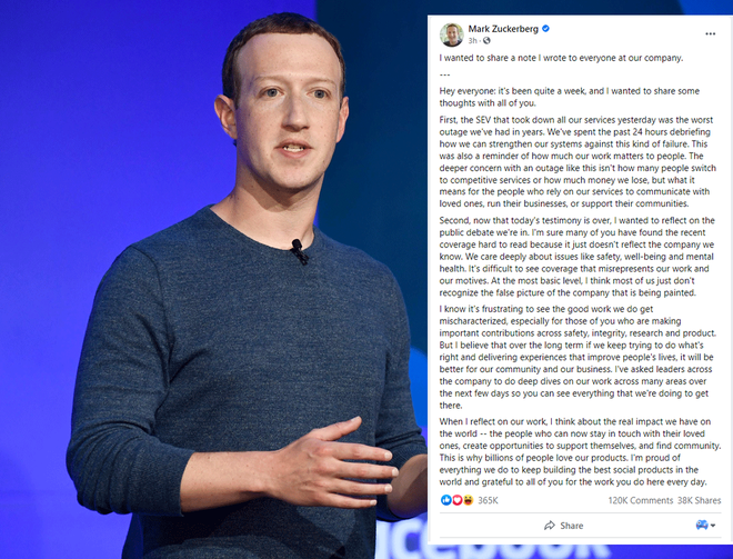 Mark Zuckerberg đã viết một bức thư thú nhận trong bối cảnh bị cáo buộc 'ưu tiên lợi nhuận' - Ảnh 2.