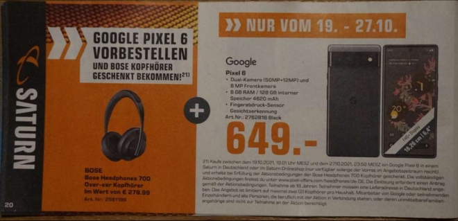 Google Pixel 6 lộ ngày ra mắt chính thức và giá bán rất phải chăng - Ảnh 2.