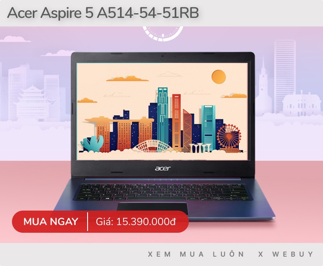 Từ 15 triệu đã có 5 laptop chạy Core i5 11th, RAM 8GB mạnh mẽ, dùng văn phòng hay chơi game nhẹ nhàng đều mượt êm - Ảnh 2.