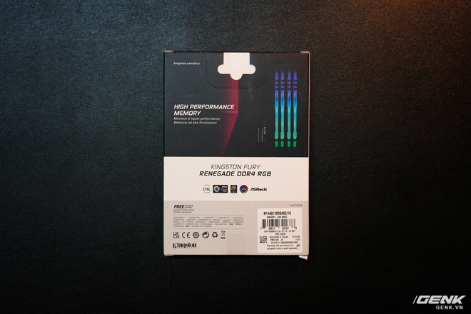 Đánh giá RAM Kingston FURY Renegade DDR4 4600MHz CL19 RGB: Khi hiệu năng là trên hết - Ảnh 2.